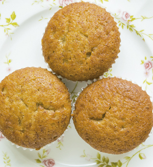 Veja receita de Muffin de banana