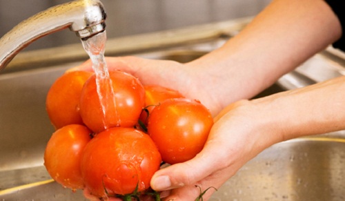 Lavar frutas com água oxigenada